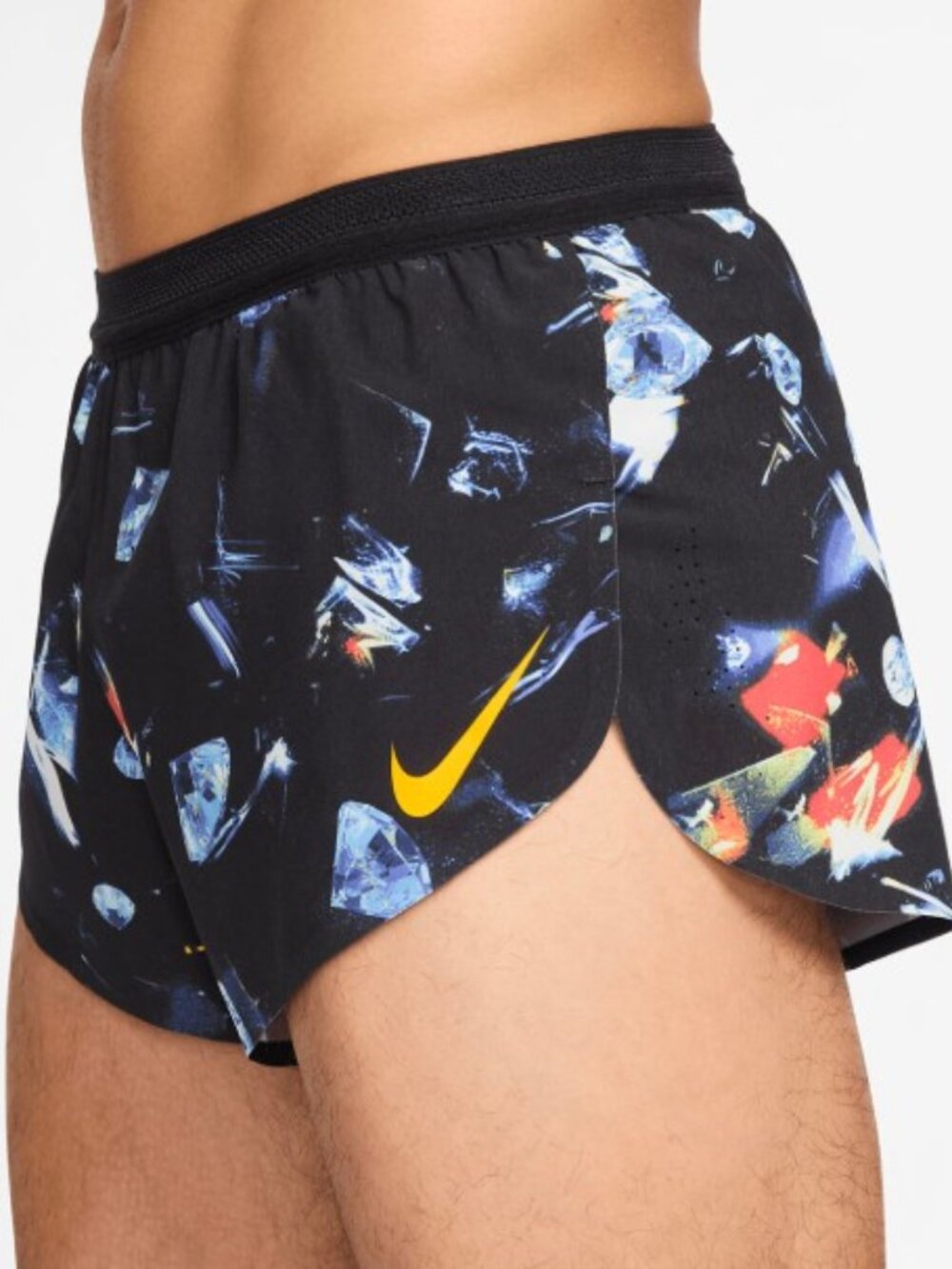 Nike AeroSwift Glam Brief-Lined Running Shorts Men's Sz Large IF2068-010 NWT